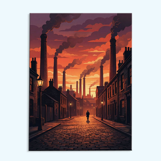 The Last Walk at Dusk | Paint by Numbers Kit