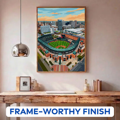 Baltimore Brick Ballpark | Paint by Numbers Kit