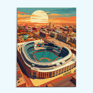 New York Grand Ballpark | Paint by Numbers Kit