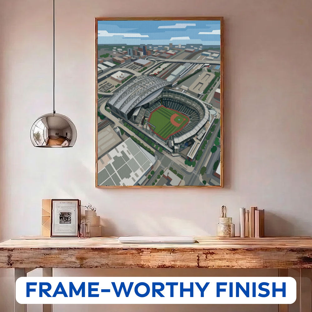 Seattle Ballpark | Paint by Numbers Kit