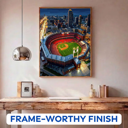 St. Louis Arch Ballpark | Paint by Numbers Kit