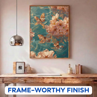 Blossom & Butterfly Drift | Paint by Numbers Kit