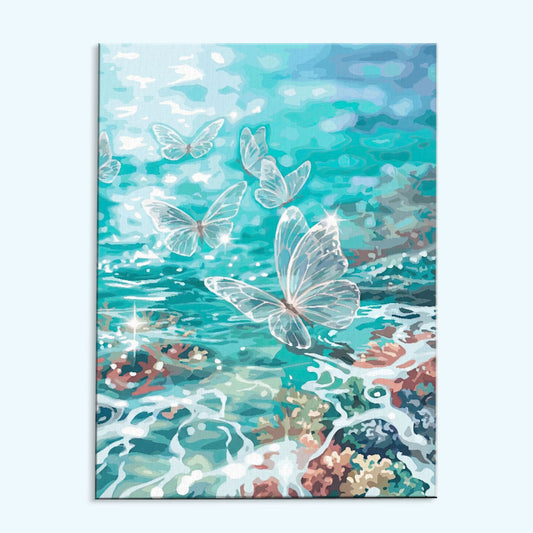Crystal Wing Butterflies| Paint by Numbers Kit