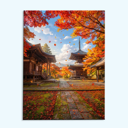 Temple of Falling Fire | Paint by Numbers Kit