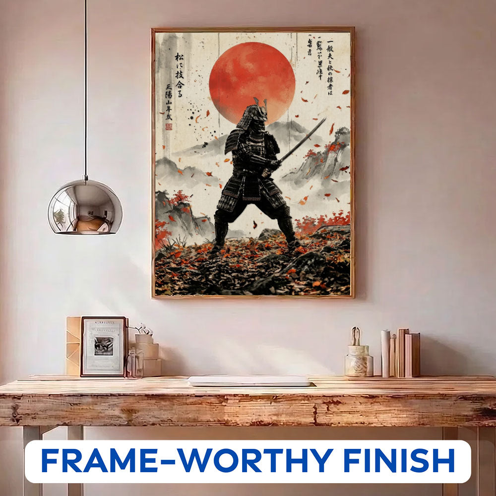 Blade Beneath the Crimson Sun | Paint by Numbers Kit