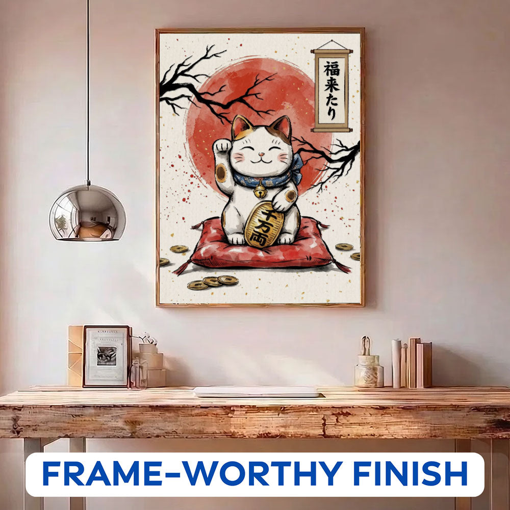 Fortune Beckons in Edo | Paint by Numbers Kit