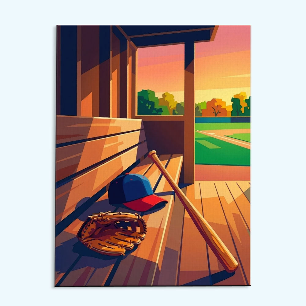 Dugout Dreams | Paint by Numbers Kit