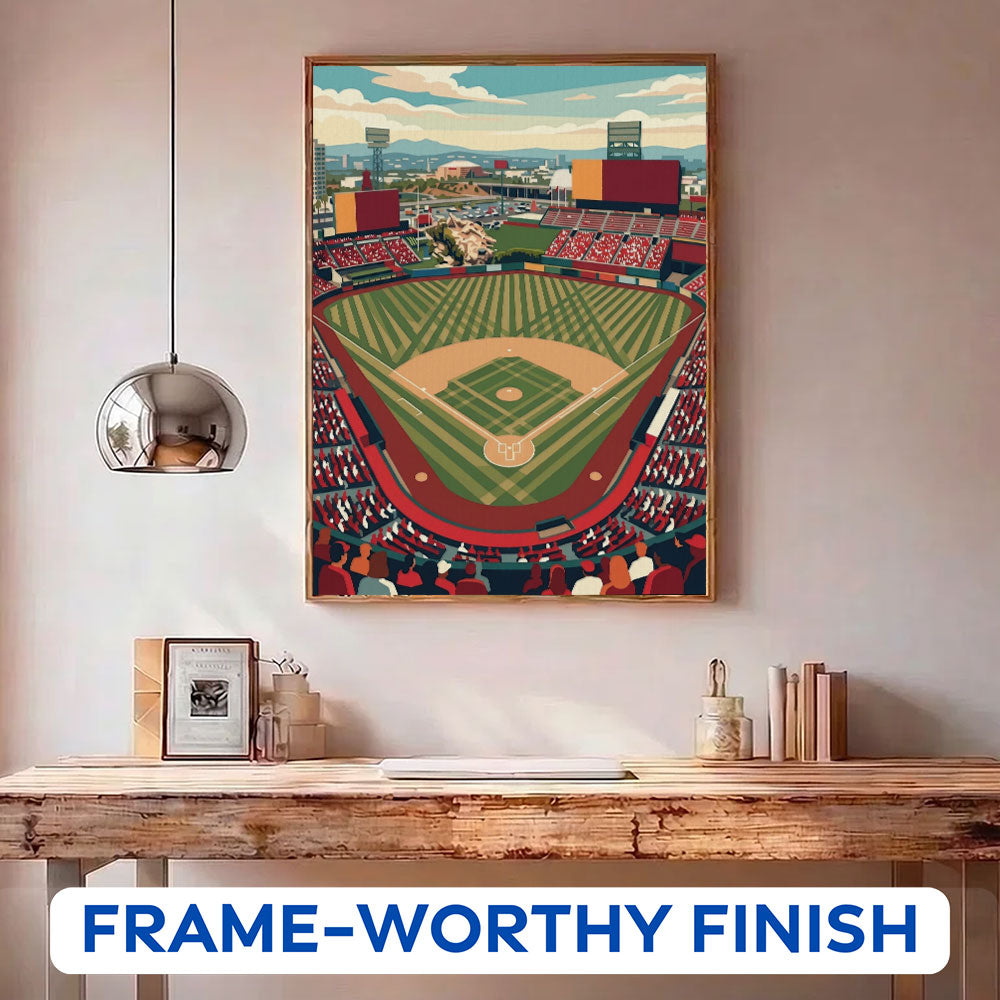 Anaheim Rock Ballpark | Paint by Numbers Kit