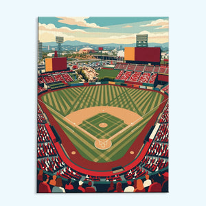 Anaheim Rock Ballpark | Paint by Numbers Kit