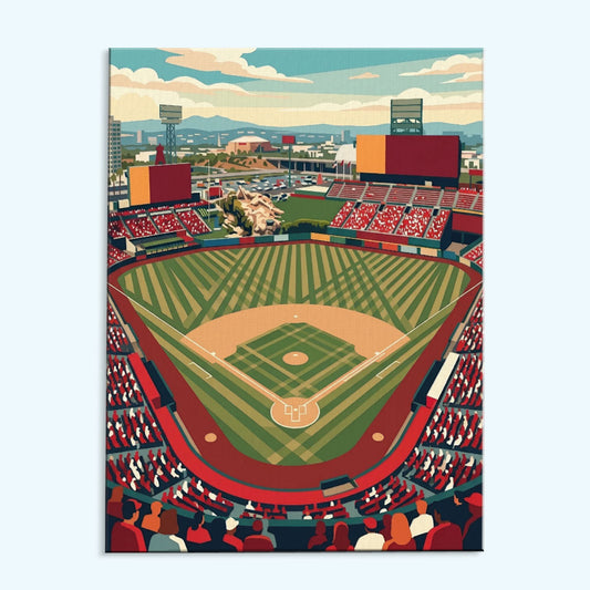 Anaheim Rock Ballpark | Paint by Numbers Kit