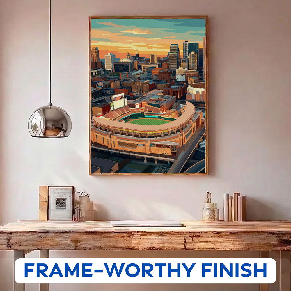 Minnesota Downtown Ballpark | Paint by Numbers Kit