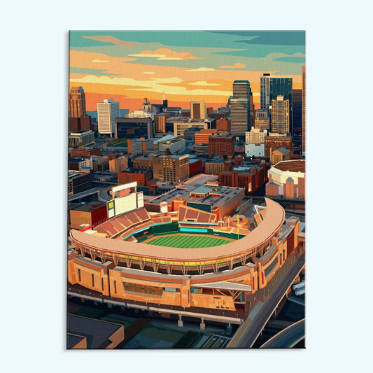 Minnesota Downtown Ballpark | Paint by Numbers Kit