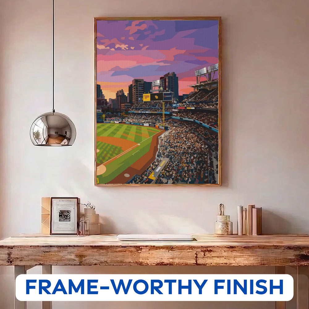 San Diego Coastal Ballpark | Paint by Numbers Kit