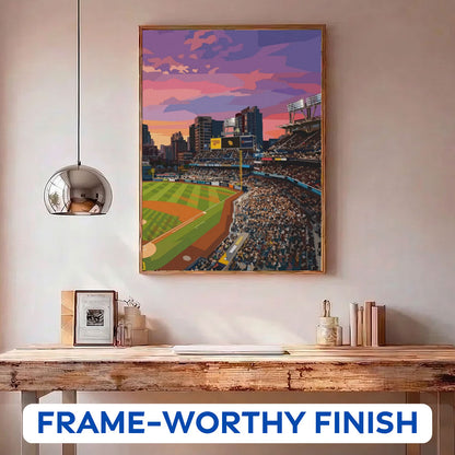 San Diego Coastal Ballpark | Paint by Numbers Kit