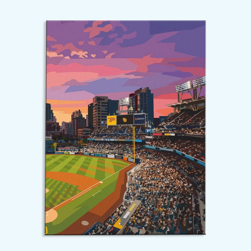 San Diego Coastal Ballpark | Paint by Numbers Kit