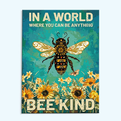 Bee Kind | Paint by Numbers Kit