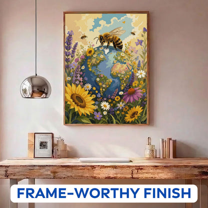Blooming Earth | Paint by Numbers Kit
