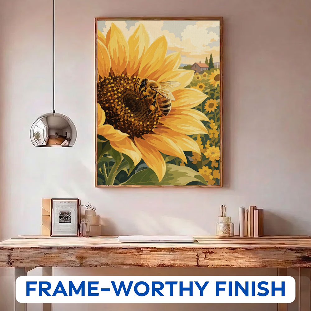 Sunflower Visitor | Paint by Numbers Kit