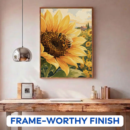 Sunflower Visitor | Paint by Numbers Kit