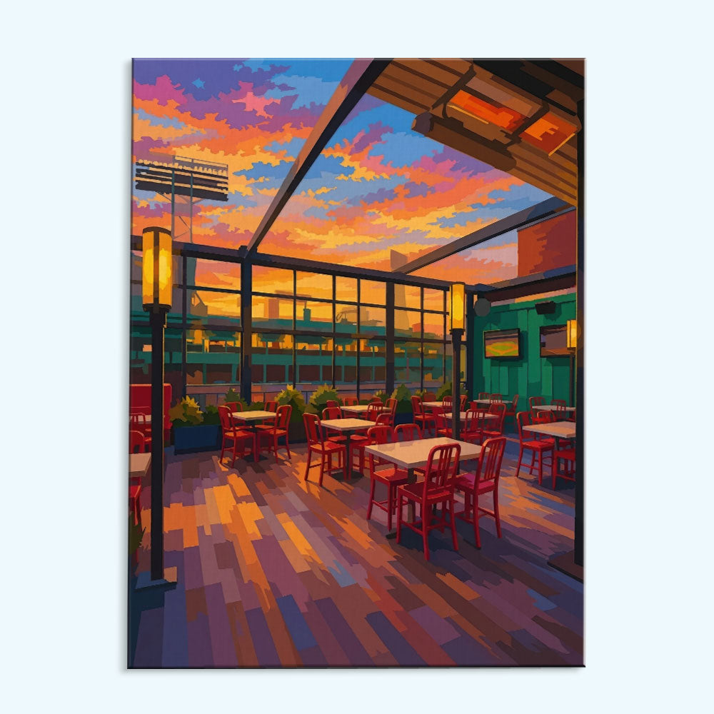 Boston Game Day Tavern | Paint by Numbers Kit