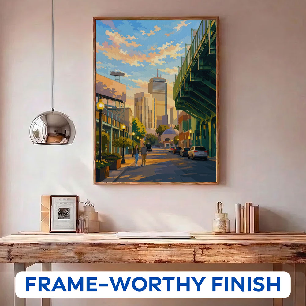 Historic Ballpark Streets | Paint by Numbers Kit
