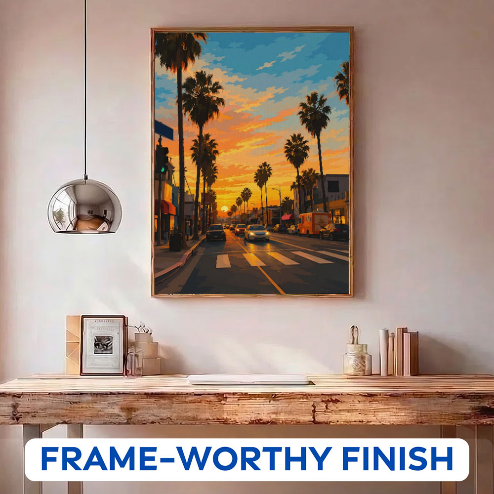 LA Golden Boulevard | Paint by Numbers Kit