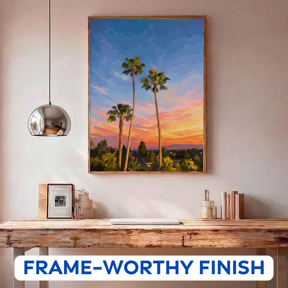 LA Palm Horizon | Paint by Numbers Kit