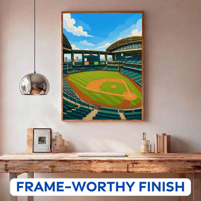 Arizona Desert Dome Ballpark| Paint by Numbers Kit