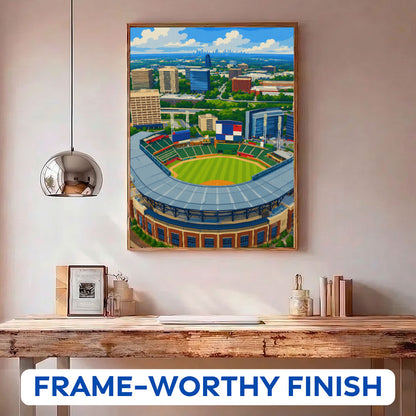 Atlanta Modern Ballpark | Paint by Numbers Kit