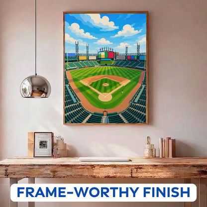 Chicago Southside Ballpark | Paint by Numbers Kit