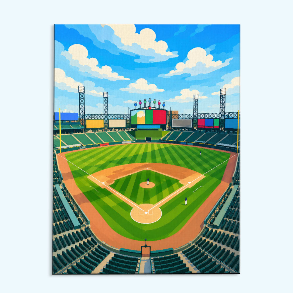 Chicago Southside Ballpark | Paint by Numbers Kit