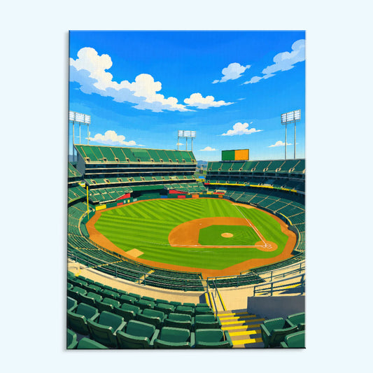 Oakland Classic Ballpark | Paint by Numbers Kit