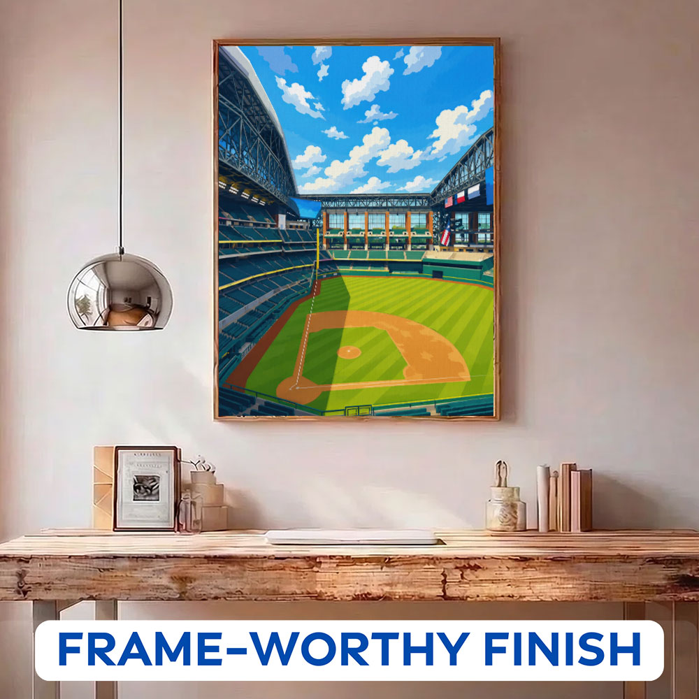 Texas Dome Ballpark | Paint by Numbers Kit