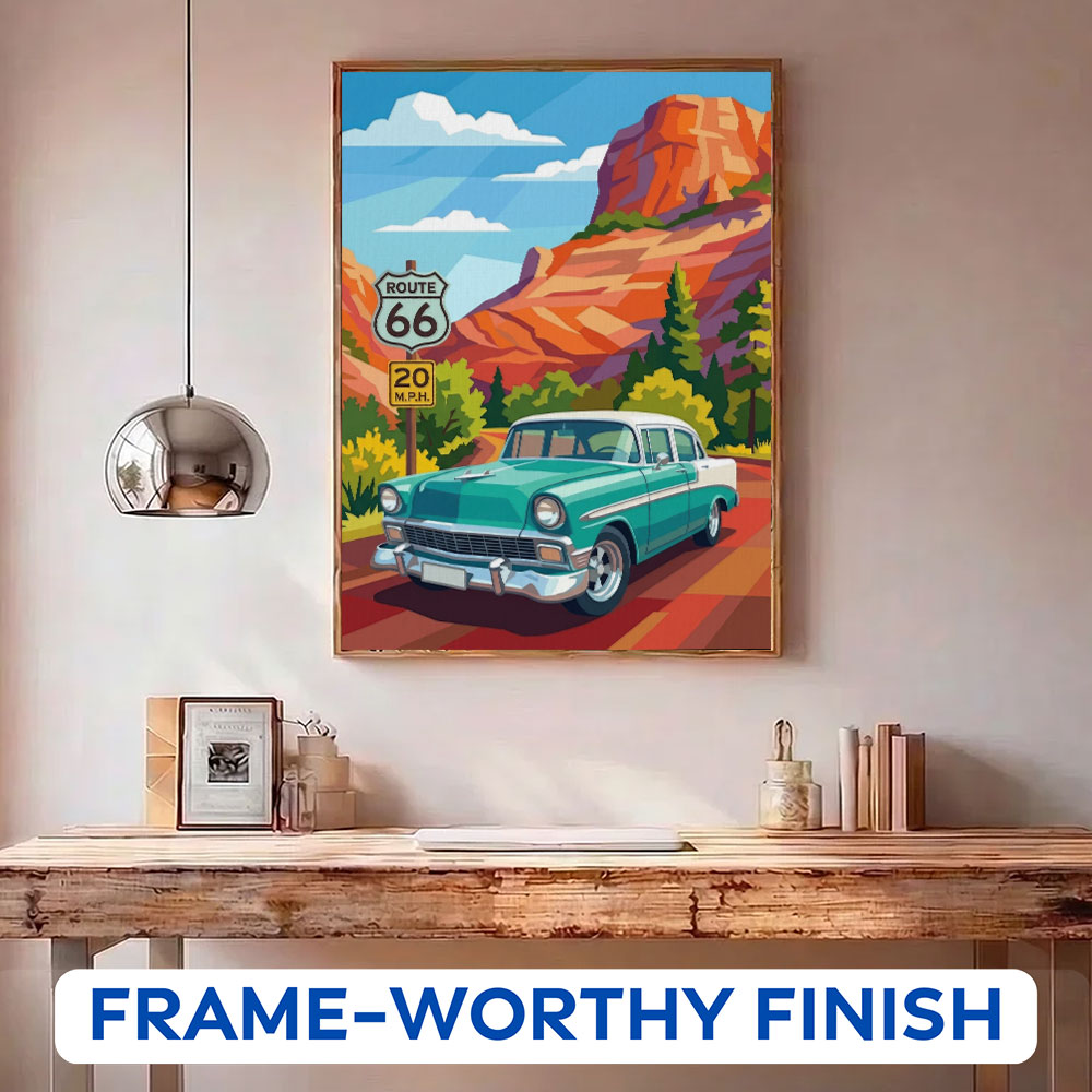 Canyon Drive - Route 66 Collection | Paint by Numbers Kit