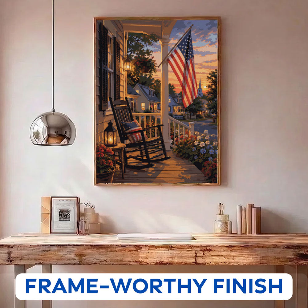Front Porch Freedom | Paint by Numbers Kit