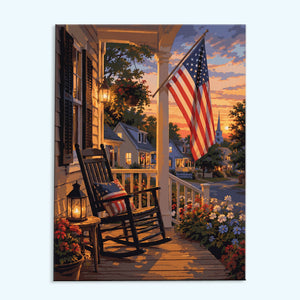 Front Porch Freedom | Paint by Numbers Kit