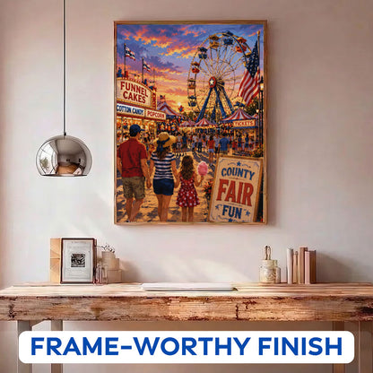 County Fair Nights | Paint by Numbers Kit