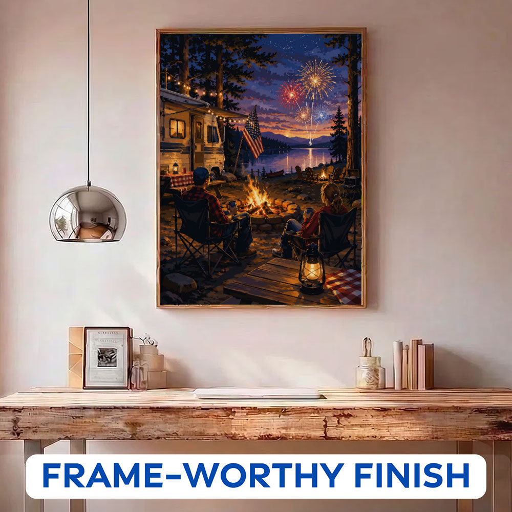 Firelight Freedom | Paint by Numbers Kit