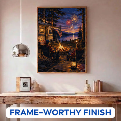 Firelight Freedom | Paint by Numbers Kit