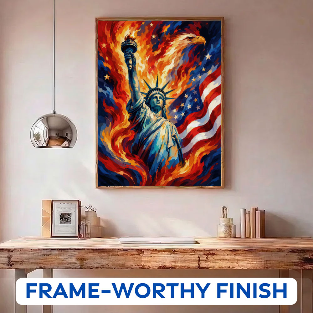 Lady Liberty Flame | Paint by Numbers Kit