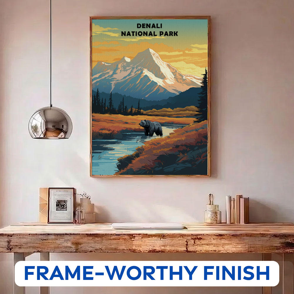 Denali National Park and Preserve | Paint by Numbers Kit