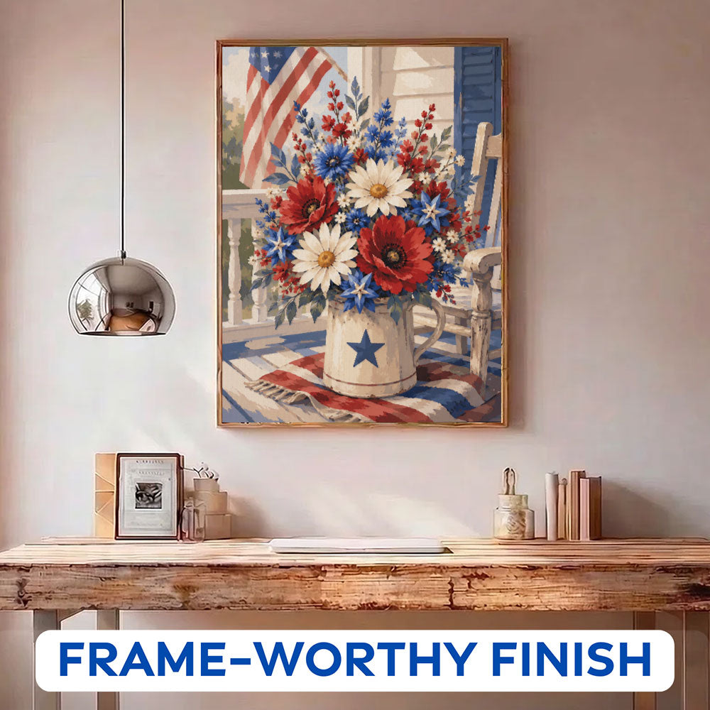Liberty Star Bouquet| Paint by Numbers Kit