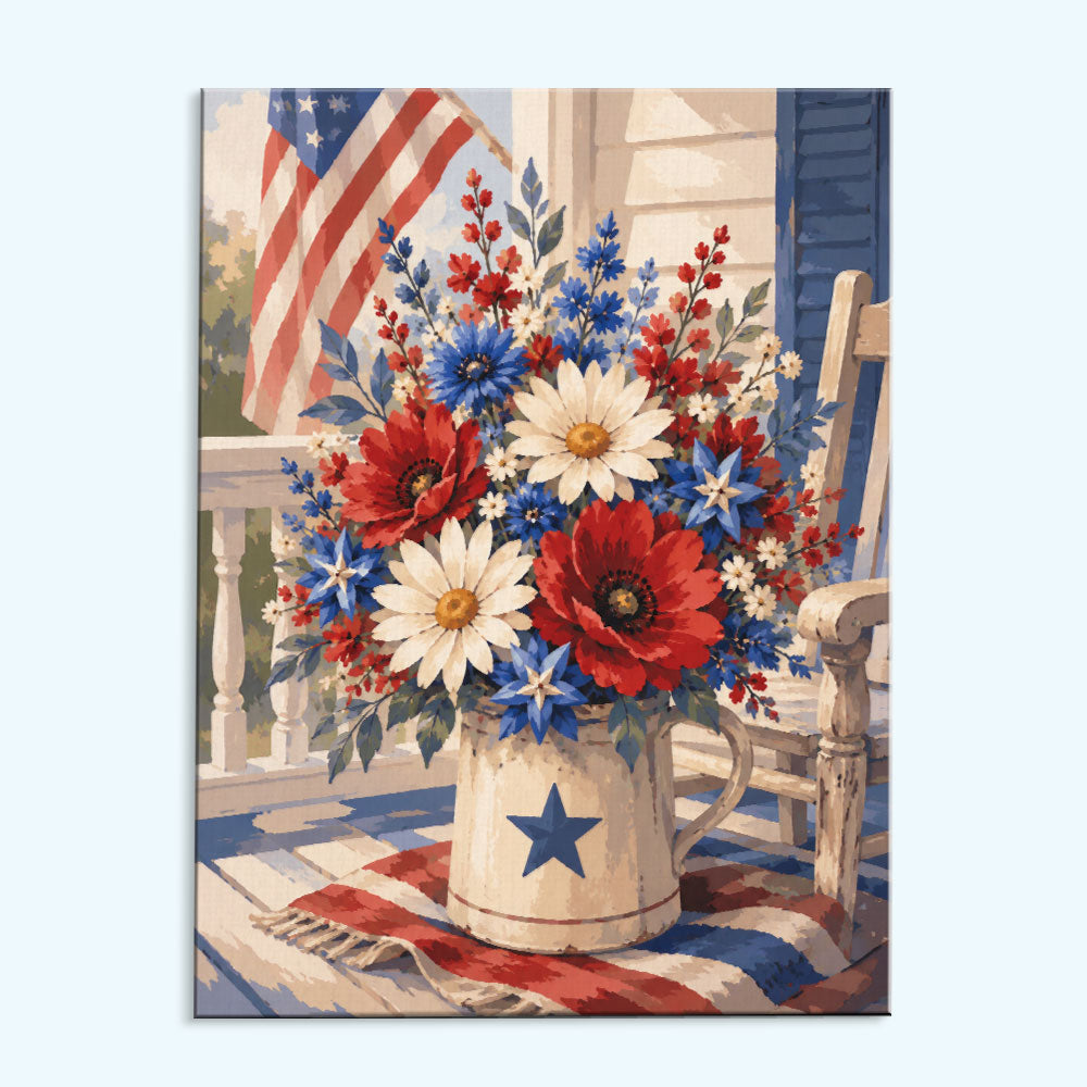 Liberty Star Bouquet| Paint by Numbers Kit