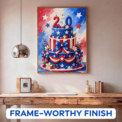 Independence Day Cake | Paint by Numbers Kit