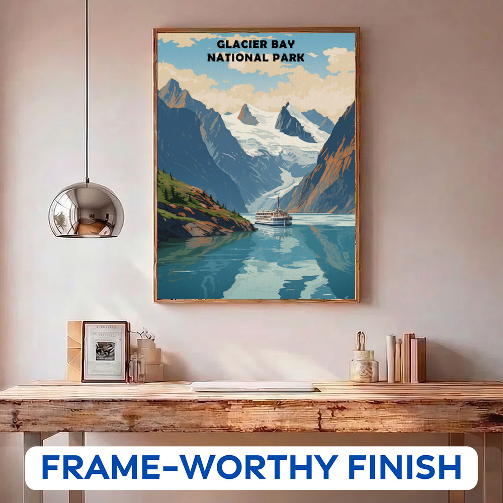 Glacier Bay National Park | Paint by Numbers Kit