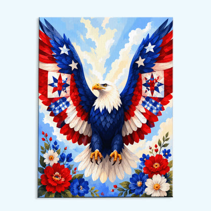 Eagle Freedom Wings | Paint by Numbers Kit