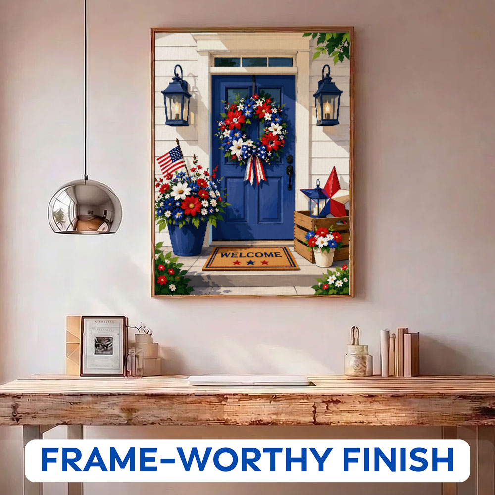 Fourth of July Porch | Paint by Numbers Kit