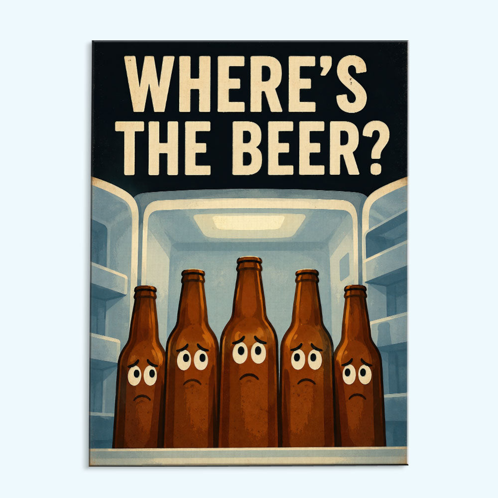 Where's The Beer? | Paint by Numbers Kit