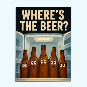 Where's The Beer? | Paint by Numbers Kit
