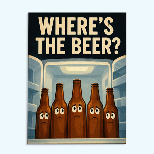 Where's The Beer? | Paint by Numbers Kit